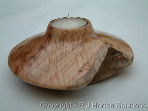 Candle Holder - Stringy Bark Root Holds 9 hour Tea Light - $A20